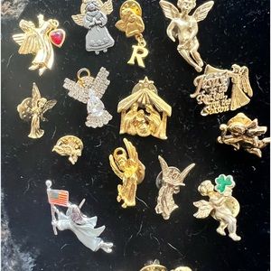 Vintage. New. and antique. Tac-pins. Great condition. All Angels.